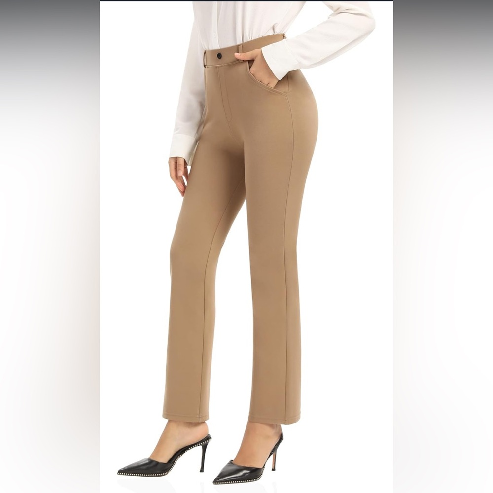 Elegant Tan Women's Pants